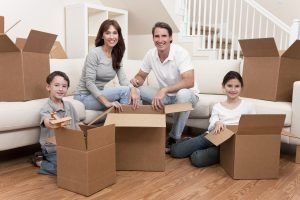 Packing boxes to move to your new San Antonio Home inspected by your San Antonio home inspector, Rod Inspects