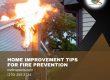 October Home Improvement Tips for Fire Prevention