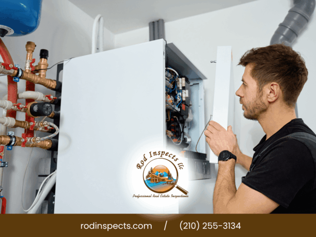 Home inspector evaluating the electrical system during a detailed home inspection in San Antonio, TX, to ensure safety and functionality