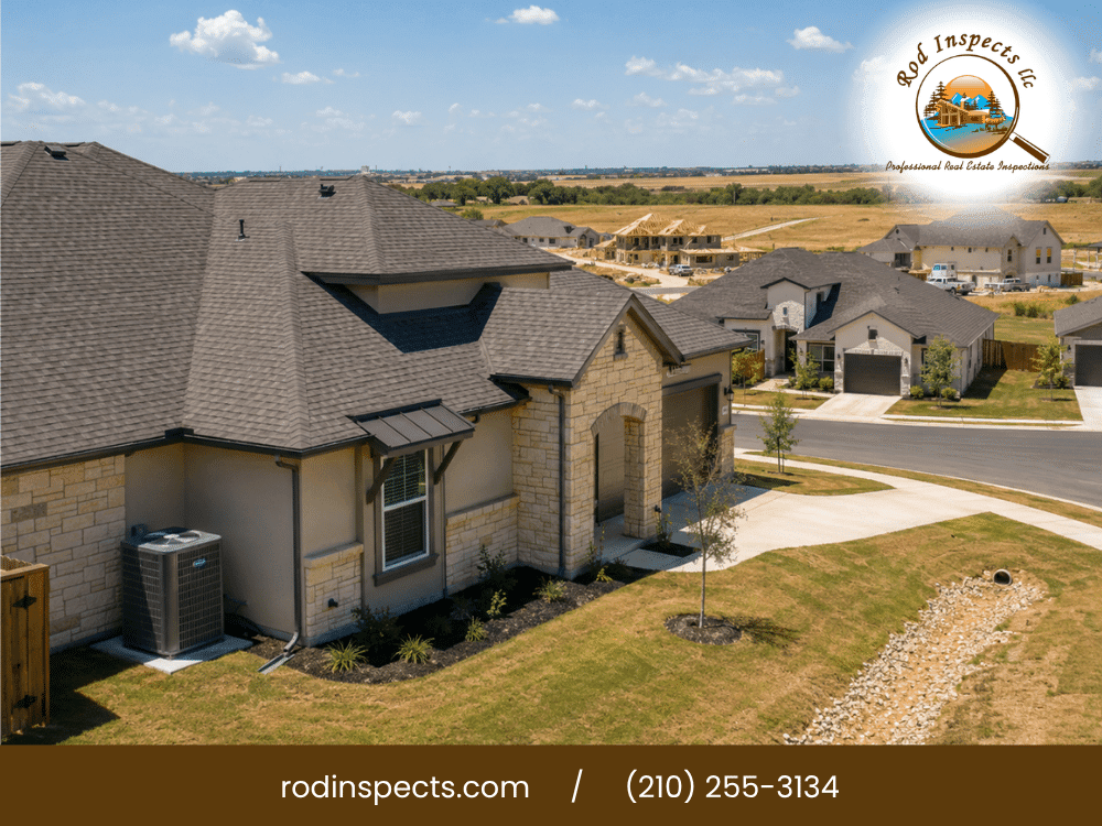 Cibolo TX new construction homes and neighborhoods inspected by Rod Inspects during a home inspection
